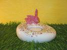 Goebel Hase #419 Pink Retro Bunny - Teelichthalter