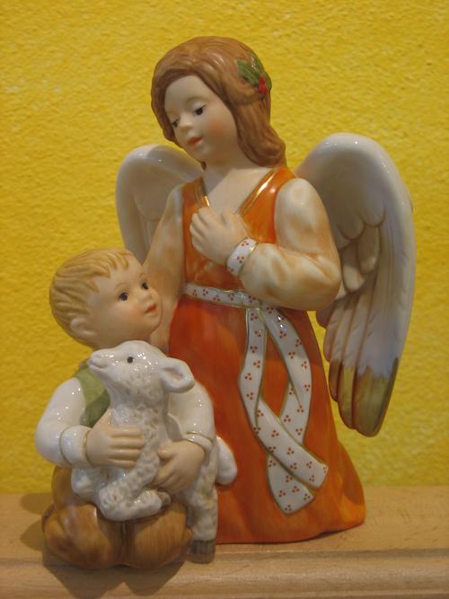 GOEBEL Engel beschützt sollst Du sein - Engel mit Kind und Schäfchen -  Gloria - - SchnellkochtopfDichtungen