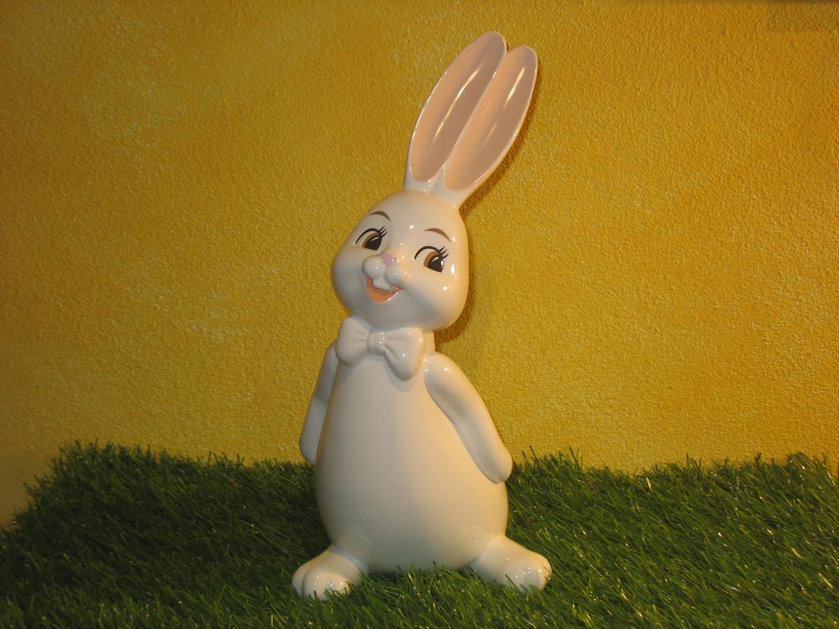 Goebel Hase #659 Snow White big Rose 29cm