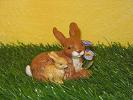 Goebel Hase #220i  Jahreshase 2009 Miniatur