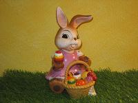 Goebel Hase  #649  Viele bunte Ostereier   -   XXL