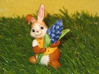 Goebel Hase  #662  Minihase  Prachtvolle Hyazinthe