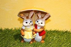 Goebel Hase  #716  Gemeinsam glücklich