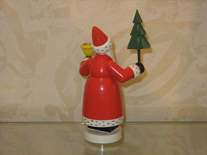 Weihnachtsmann m. Baum und Lichtertülle ------> Wendt